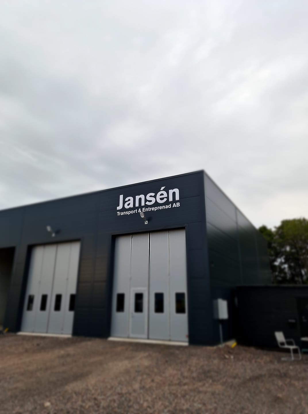 Jansén Transport & Entreprenad – företagets lokaler