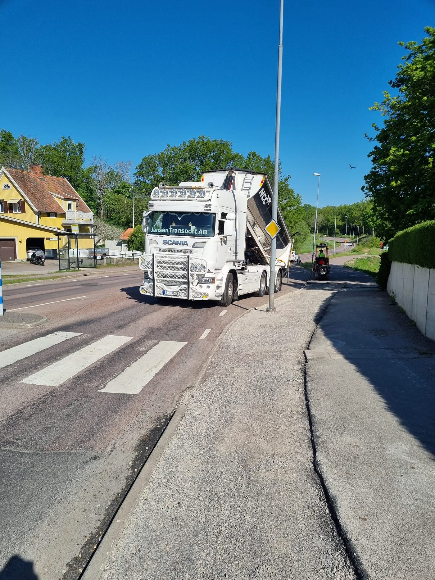 Scania asfaltsbil från Jansén
